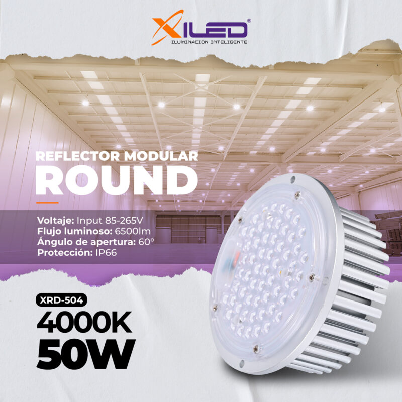 Reflector Modular Round Luz Neutra Electroxiled